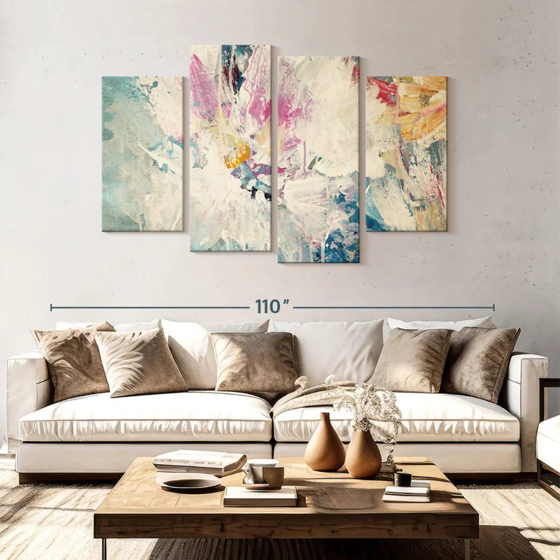 Avery Abstract Expressionism, 54" H x 84" W