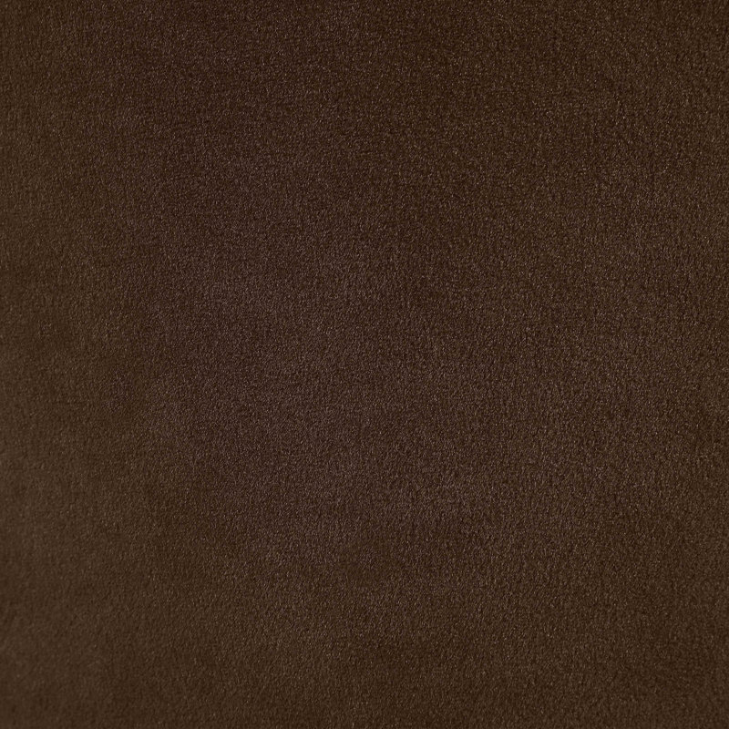 Chaise rembourrée Varinelle, Velours brun, Noyer