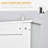 Cream White Hall Tree With Storage Bench, Hooks In Solid + Manufactured Wood