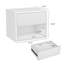 Table de chevet flottante 16 po - 1 tiroir, 1 tablette - ensemble de 2-650211094