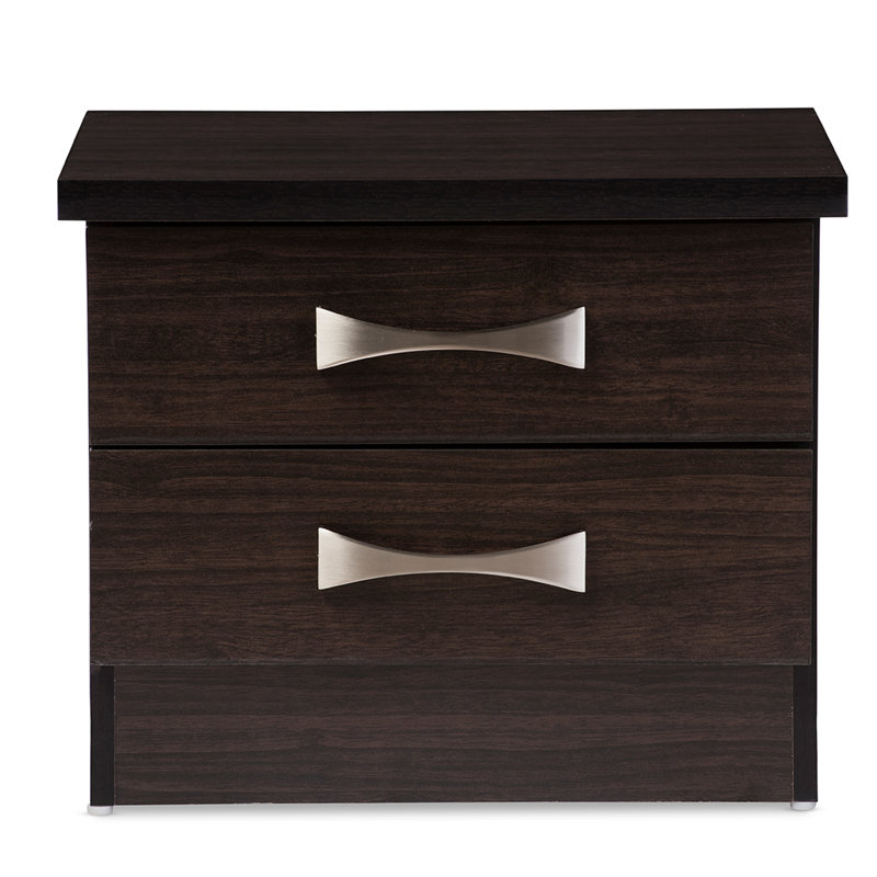 39.5cm W Manufactured Wood Bedside Table