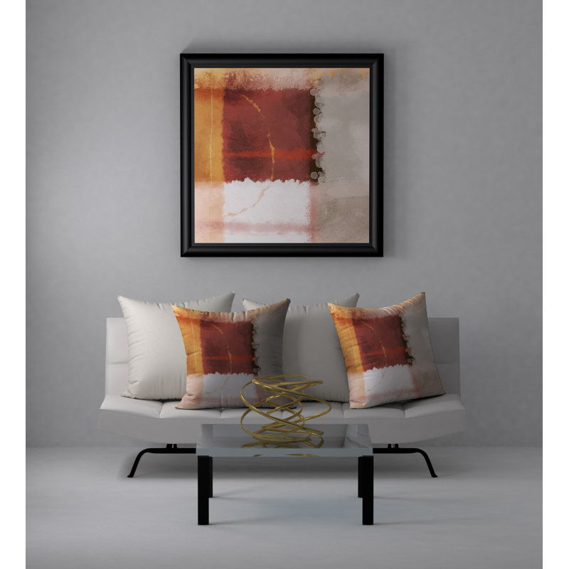 Reversible Throw Pillow, 18" x 18"