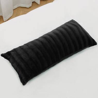 Cheer Collection Hollow Fiber Filled Body Pillow - Black