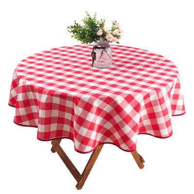 Nappe en tissu à carreaux Buffalo à carreaux de couleur assortie Infinity Collection
