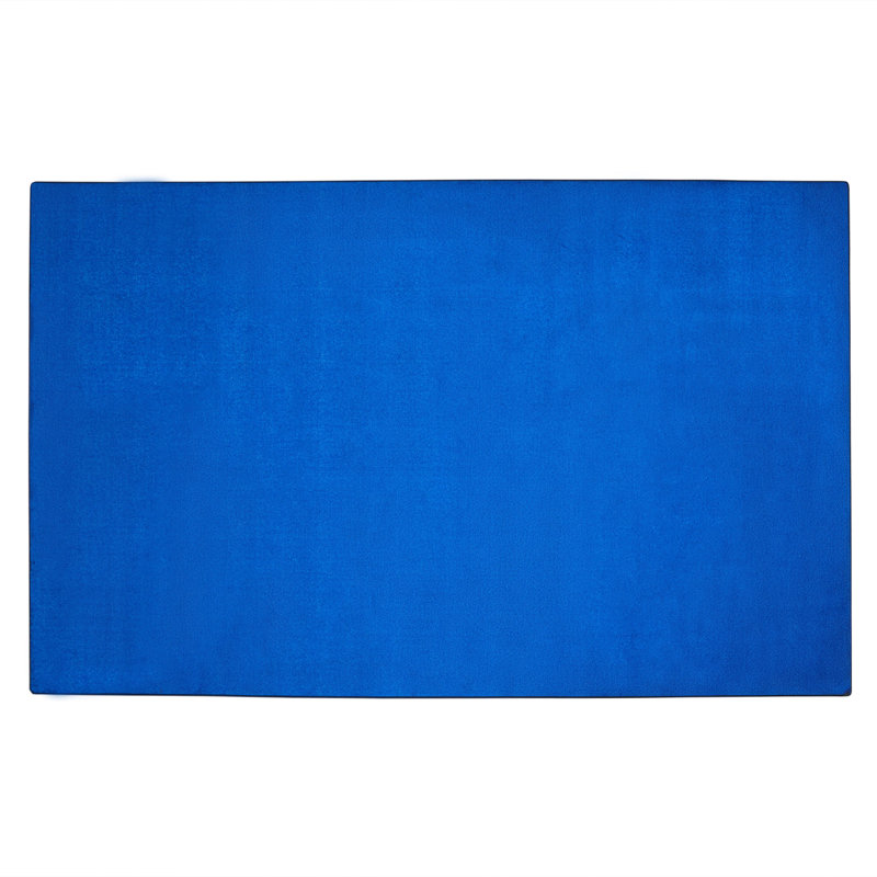 KidCarpet.com Solid Color Blue Blend Classroom Rug, 7'6"x12' Rectangle, Retangle 7'6" x 12'