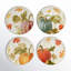 Autumn Harvest Set Of 4 Dessert Plate