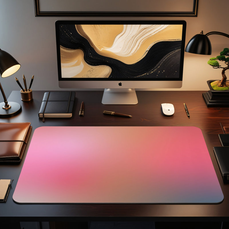Polyester Desk Pad, 31.5x15.5