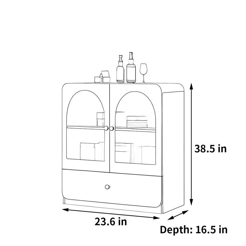 Lobsien, (2 tablettes) H 38,5 po x l 23,6 po x P 16,5 po, Blanc