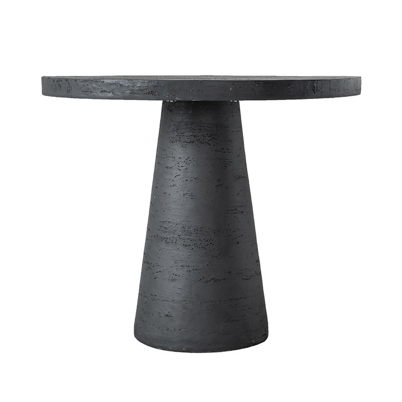 Round Dining Table, Black