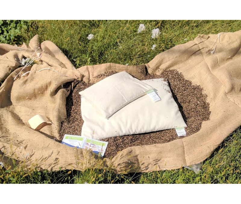 Buckwheat Firm Cooling Pillow, 12" x 16"