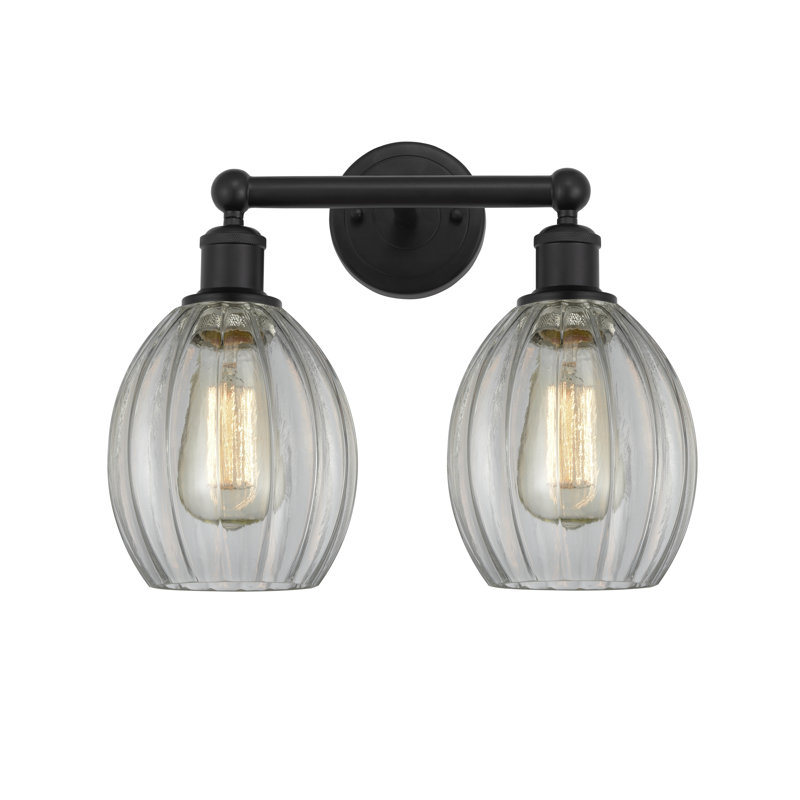 Bolduc 2 - Light Dimmable Vanity Light, Matte Black, Clear