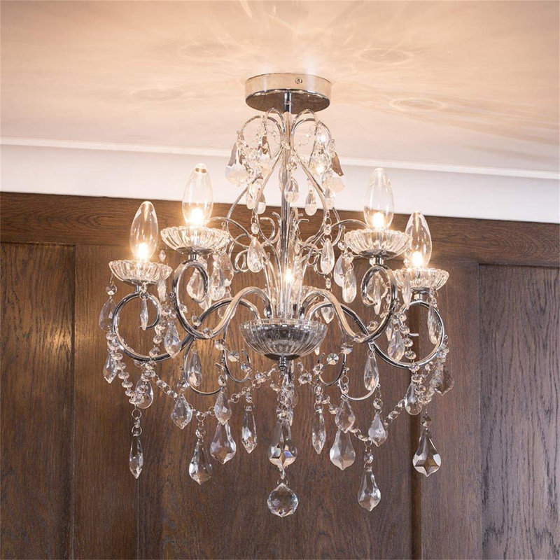 Viens 5 - Light Crystal Chandelier