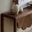 Console brune élégante de style chinois-323197284
