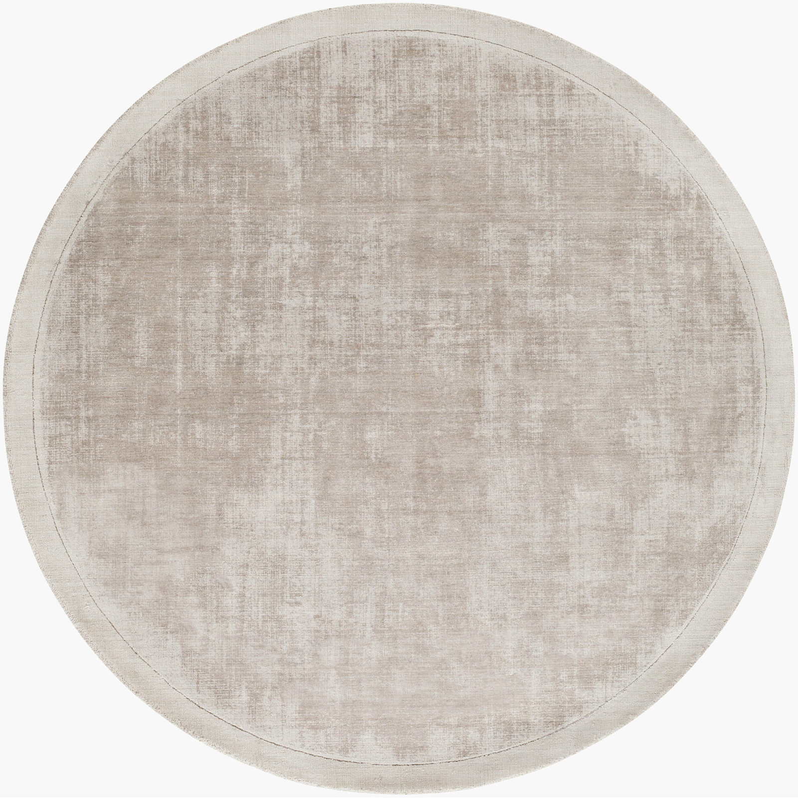 Mckinley Gray Hand-Loomed Rug, Round 5'9"