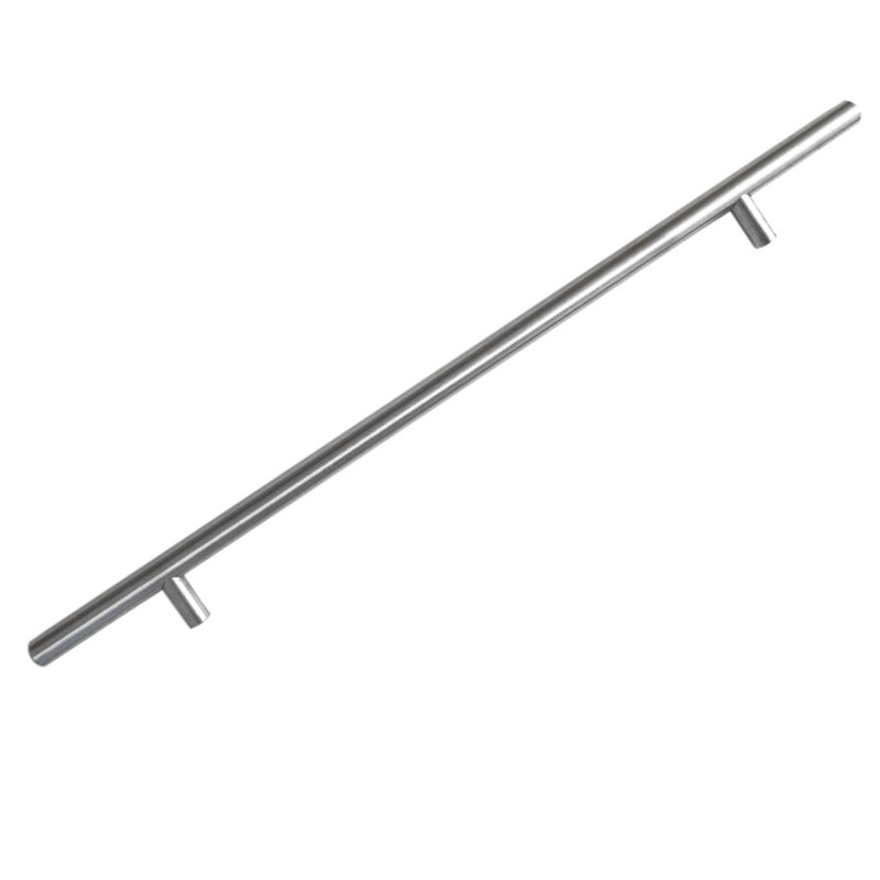 Poignée barre 11" pour centre à centre solide, Nickel brossé