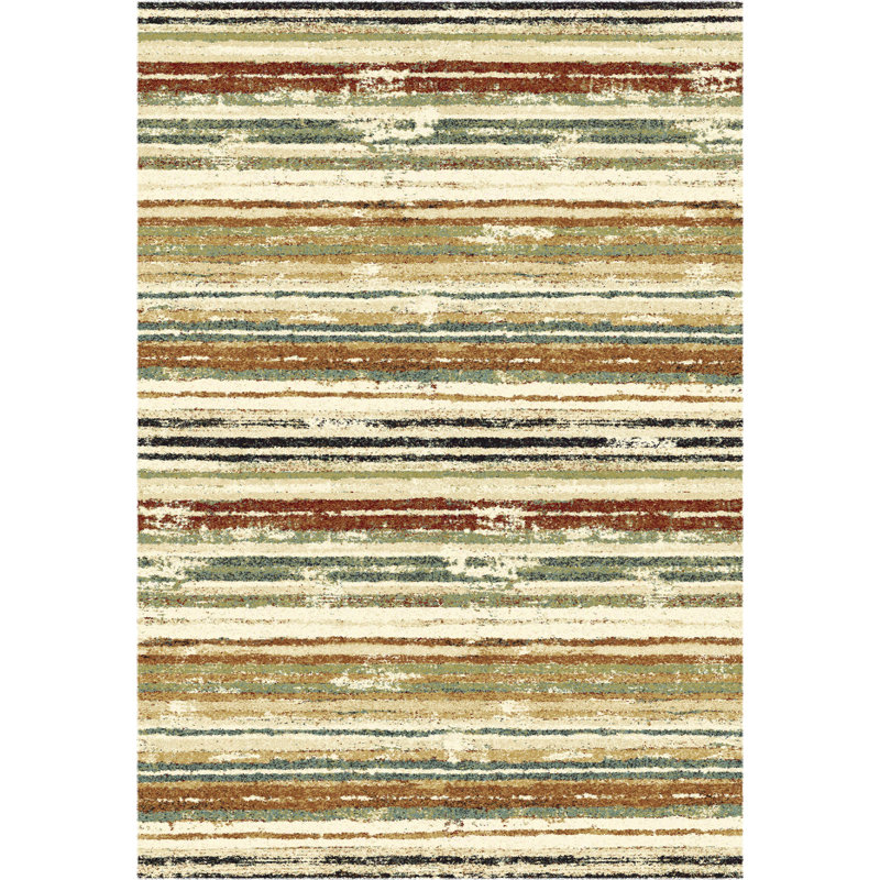 Thanh Striped Area Rug, Rectangle 80 x 150cm