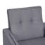 Chaise rembourrée Mid-Century avec pieds en bois-72947946