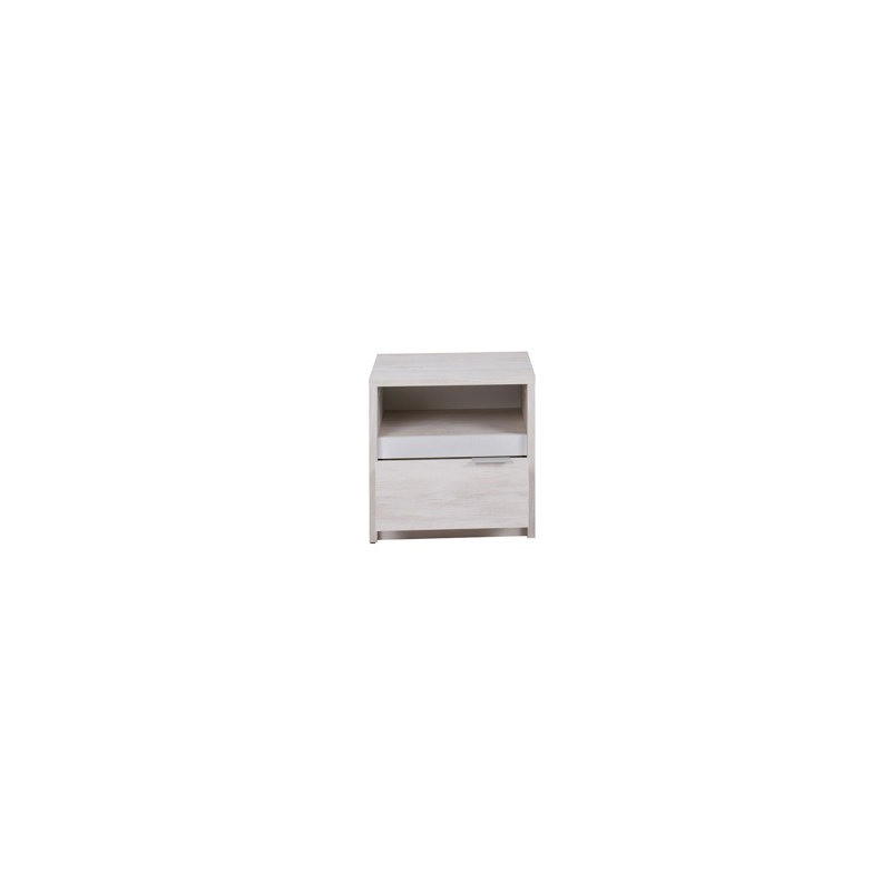 47cm W Manufactured Wood Bedside Table