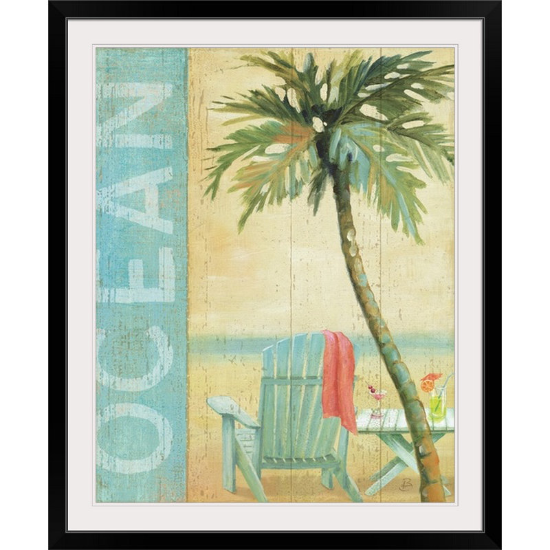« ii », reproduction d’impression sur brissonnet, Ocean Beach, H 20 po x l 16 po x P 1,5 po, Toile