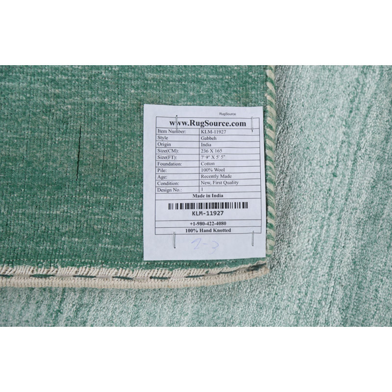 Tapis oriental contemporain Gabbeh noué à la main 5 x 8