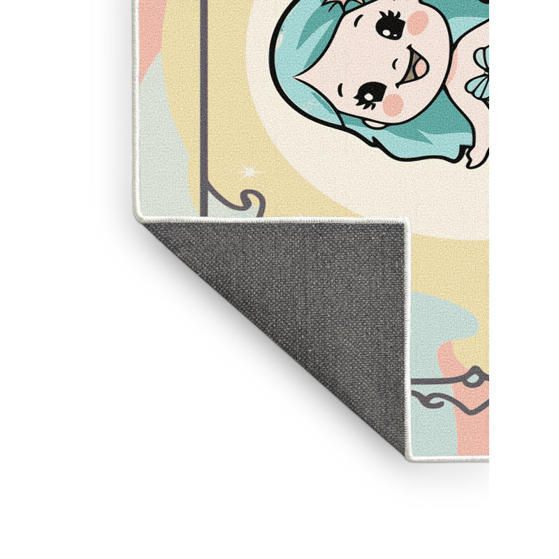 Tapis pour enfants Sunside Sails Mermaids Ocean, Rectangle de 5 pi x 8 pi