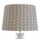 Gray Floral Lampshade In Valley Floral