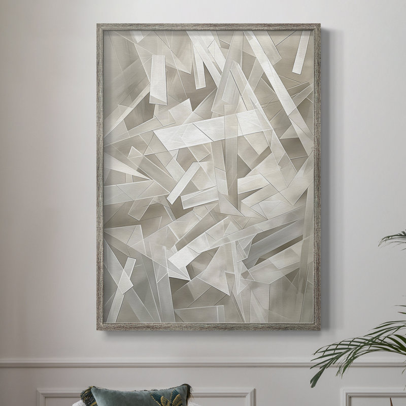 ABSTRACT Series LV Framed Print - Solid Wood, 30" H x 24" W