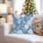 Floral Winter Blue Flowers IX Shabby Elegance