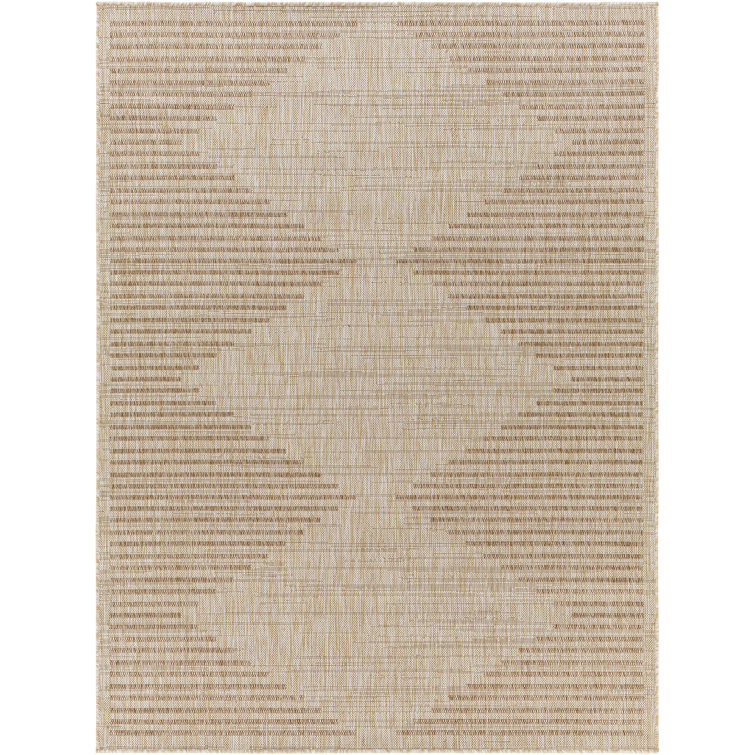 Delk Indoor & Outdoor Boho Jute-Look Rug Beige/Ivory