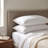 Luxury Cooling Down Alternative Queen bed Pillows with Plush Support Satin stripe Fiber bed Pillow-1595939123