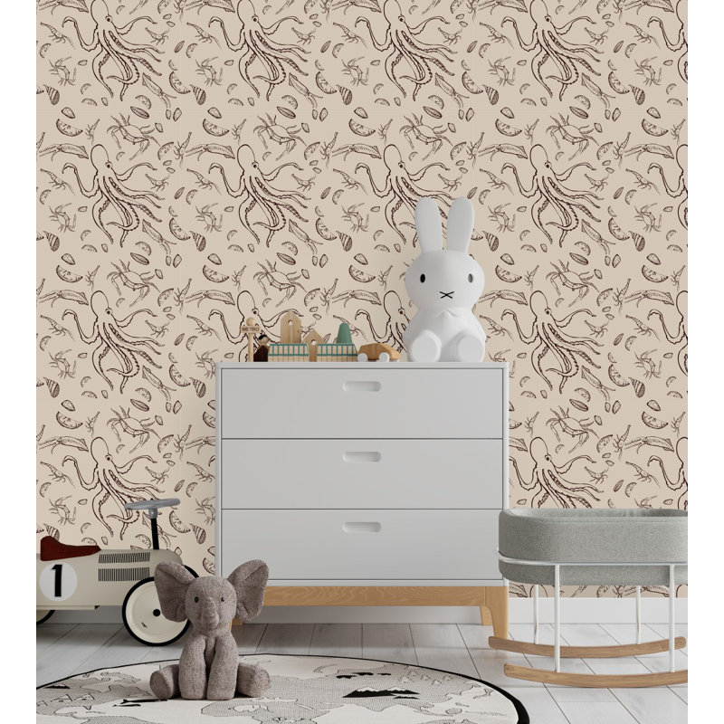 Panneau de papier peint Keligot, L 2,08 pi x L 18,75 pi