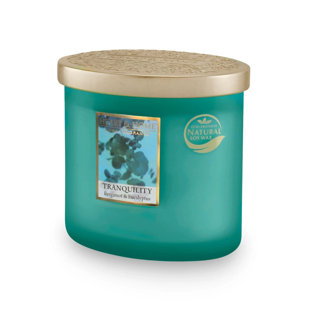 Spring / Summer 2025 Fresh Scented Jar Candle with Glass Holder