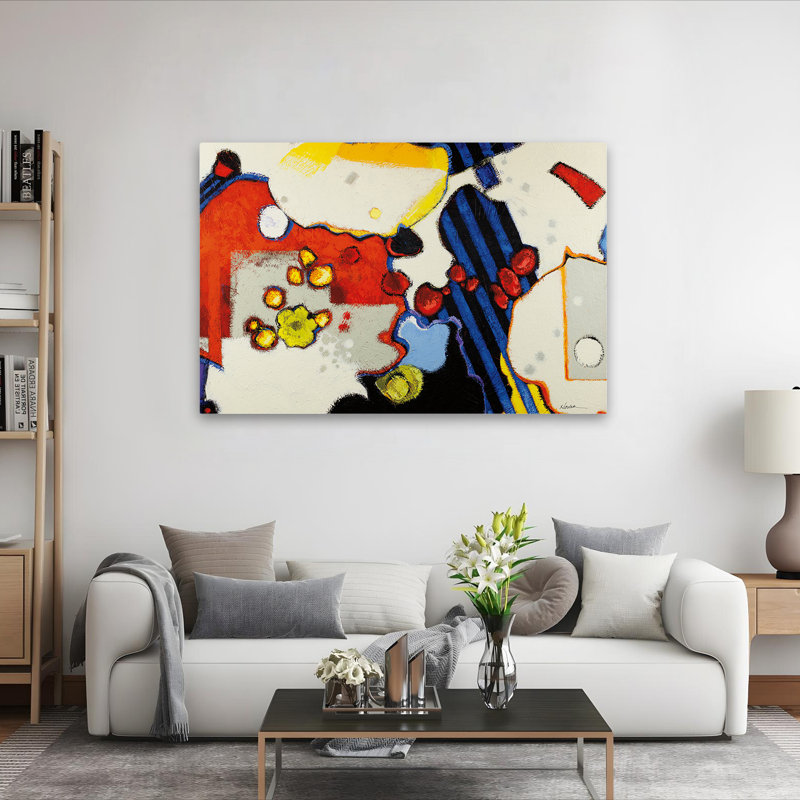 Abstract Spots Mod, 40" H x 60" W
