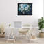 "Blue Mixed Bouquet", art mural encadré par Nan-653020274-653020275