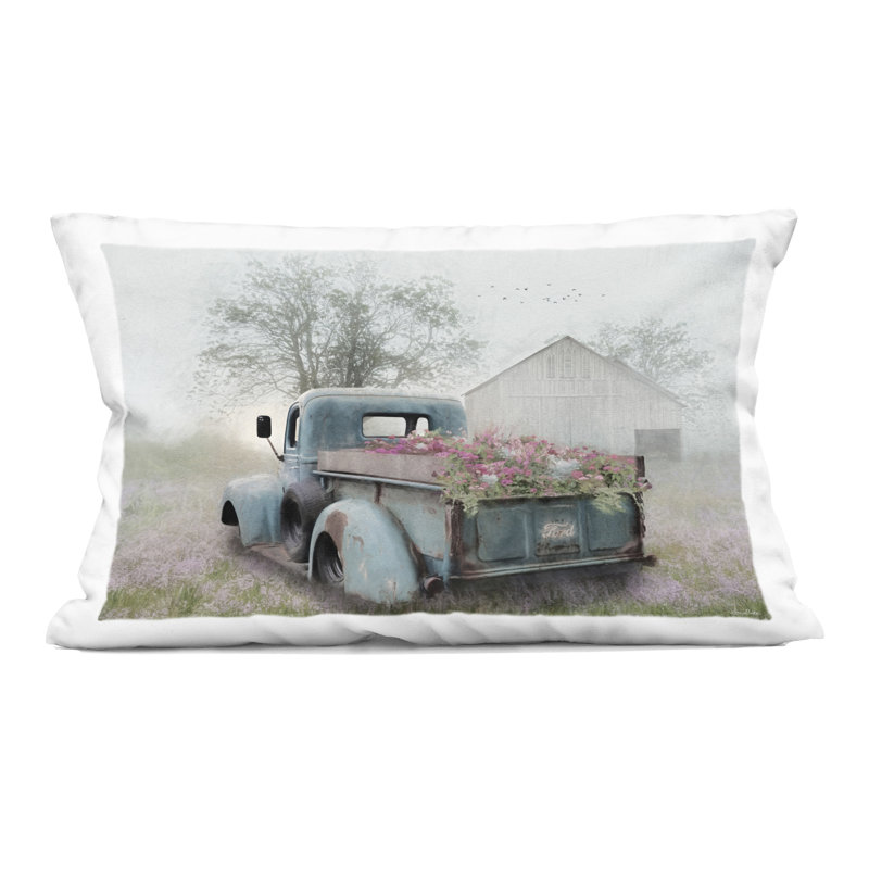 Coussin Patriotic Bike & Banners, imprimé par Nicole DeCamp