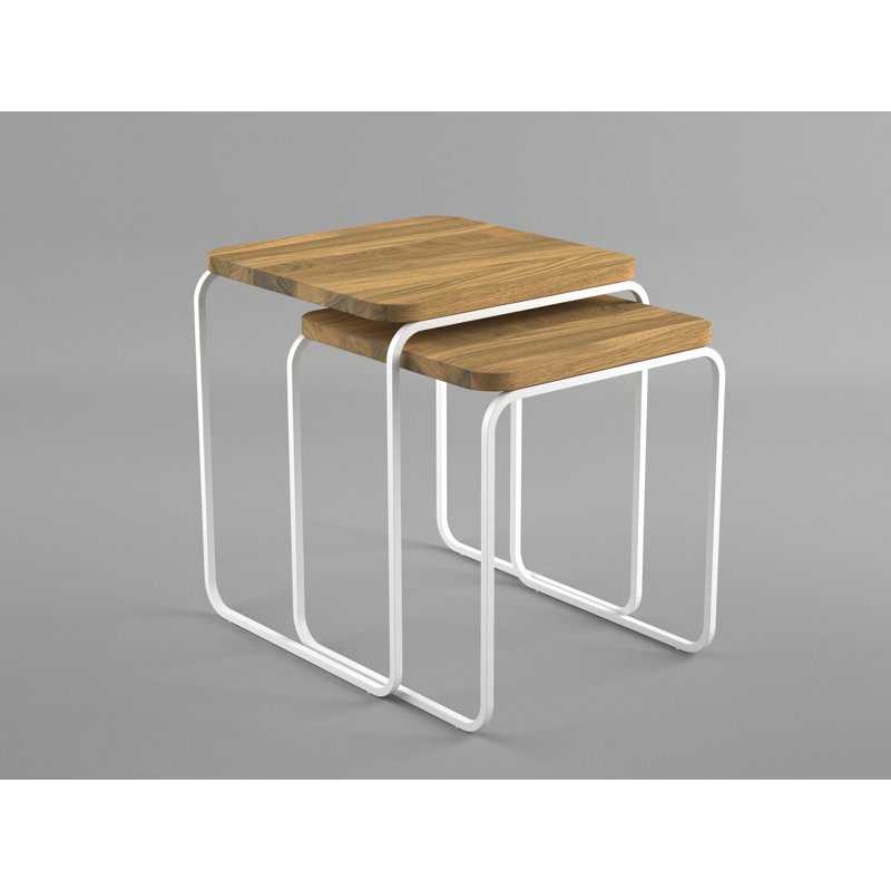 Schauer Side Table, White