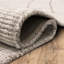 Tapis géométrique fait à la main gris-57746996