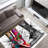 Floral Motif Non Woven Thin Type Printed Rug for Adding a Touch of Sophistication to Your Living Room or Bedroom Decor-126286012