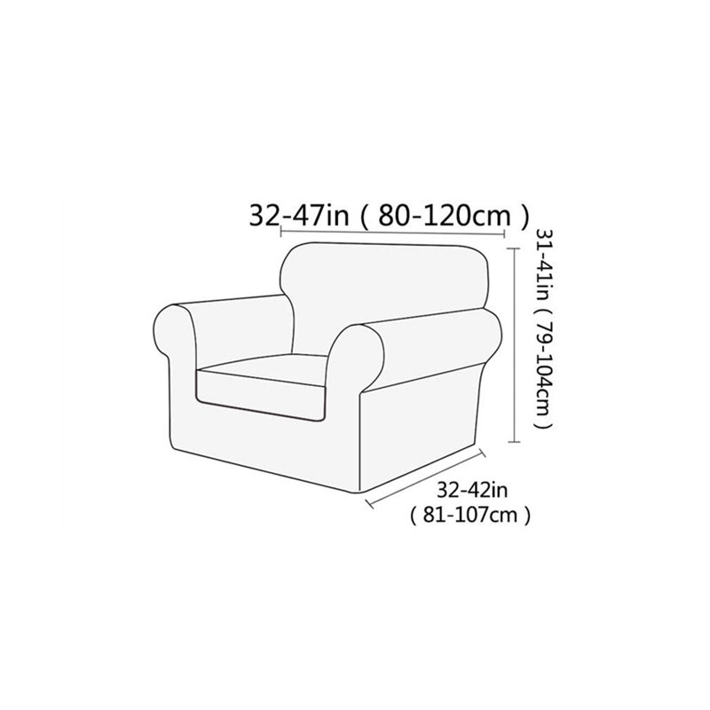 T-Cushion Armchair Slipcover