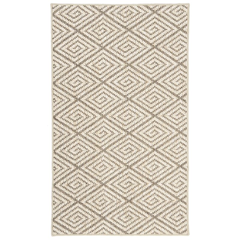 Aaltien Beach Sisal Geometric Rug, Rectangle 6' x 9'