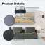 Canapé modulaire rembourré avec coussins lombaires Huxley-118592529-118592528