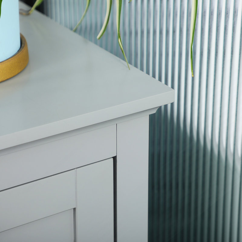 Armoire de rangement pour salle de bain, armoire à linge double inclinable, armoire de plancher pour salle de bain
