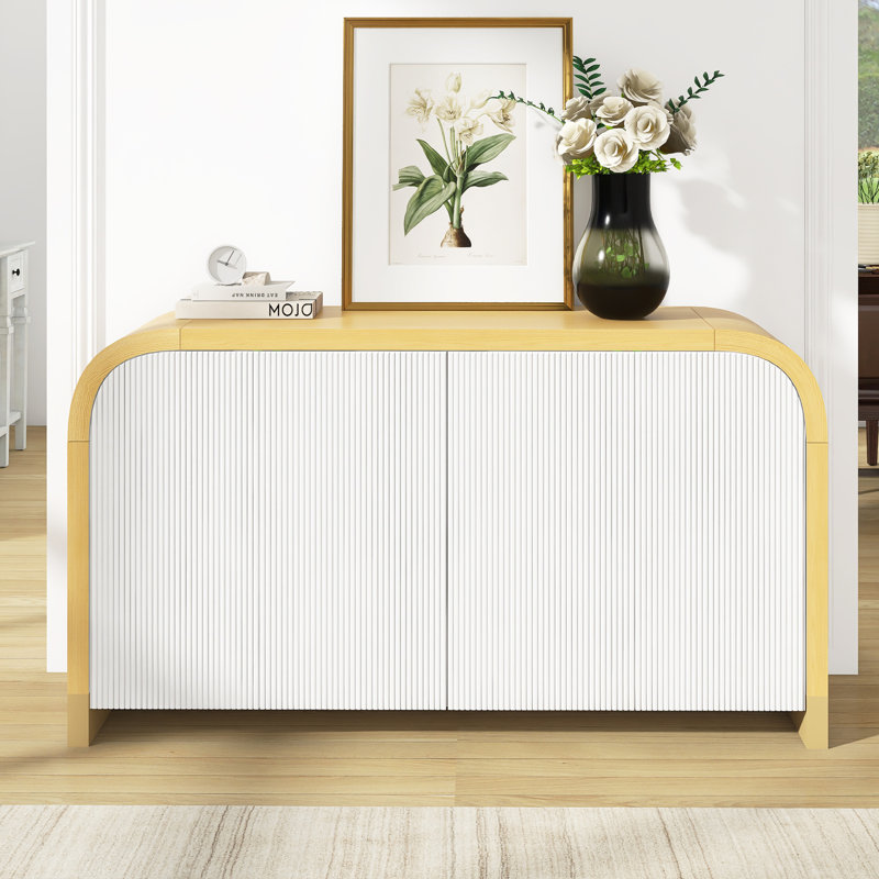 Buffet 4 portes, Blanc