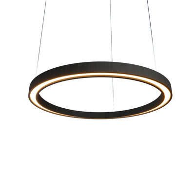 Lustre tambour unique à 1 lumière DEL