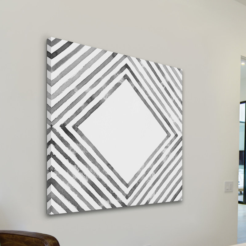 «Square In Profondeur», reproduction d'art sur toile tendue, H 32 po x l 32 po x P 1,5 po