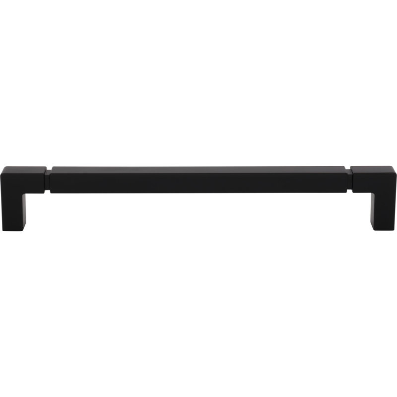 Langston Appliance Pull, Flat Black, 12" Center To Center