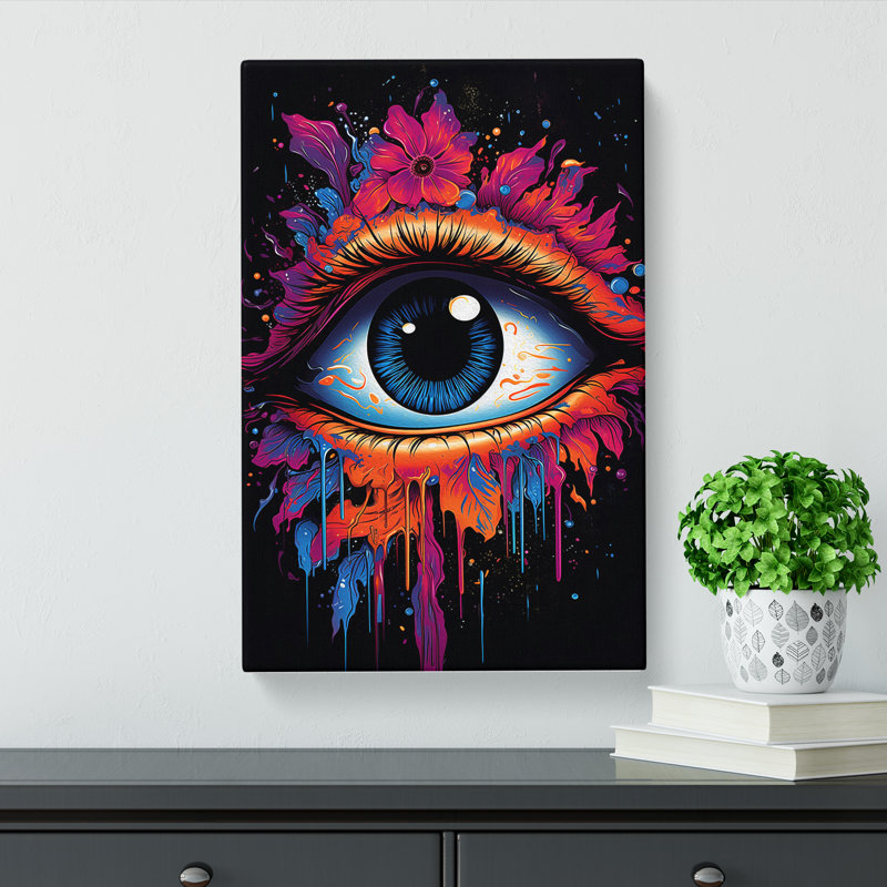 Eye Digital - Single Picture Frame Print, 76cm H x 50cm W x 3cm D