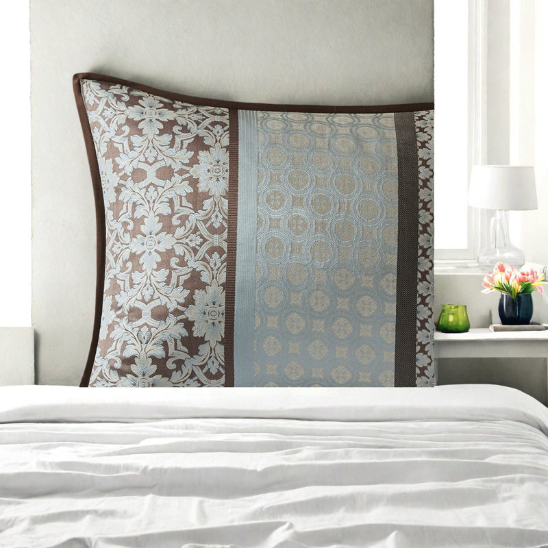 Ensembles de literie de luxe 7 pièces, polyester confortable, élégance traditionnelle pour la maison