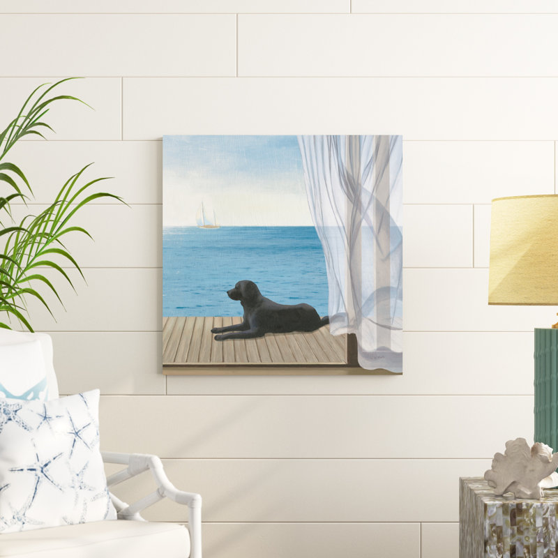 Blue Breeze III, H 30 po x l 30 po, Non, Toile tendue