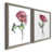 Toile avec cadre gris